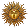 radiant sun icon