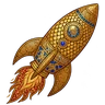rocket ship icon