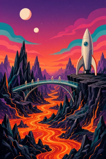 Cinder, the ember fields travel poster