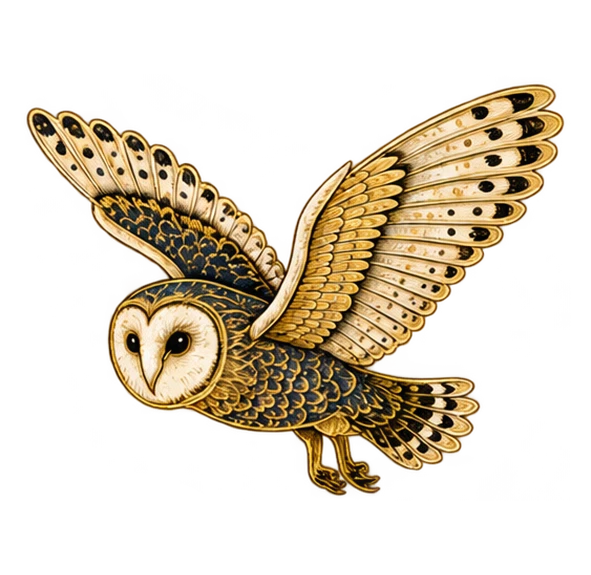 the barn owl, the meadow boss