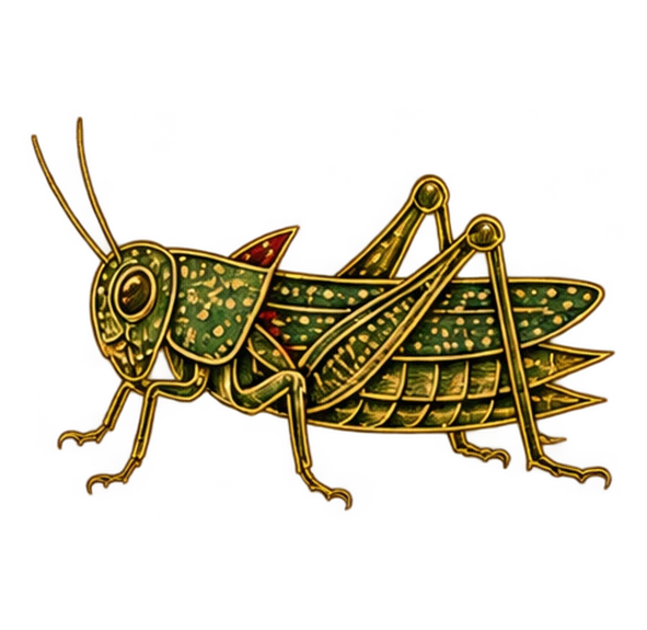 grasshopper, a meadow ground enemy