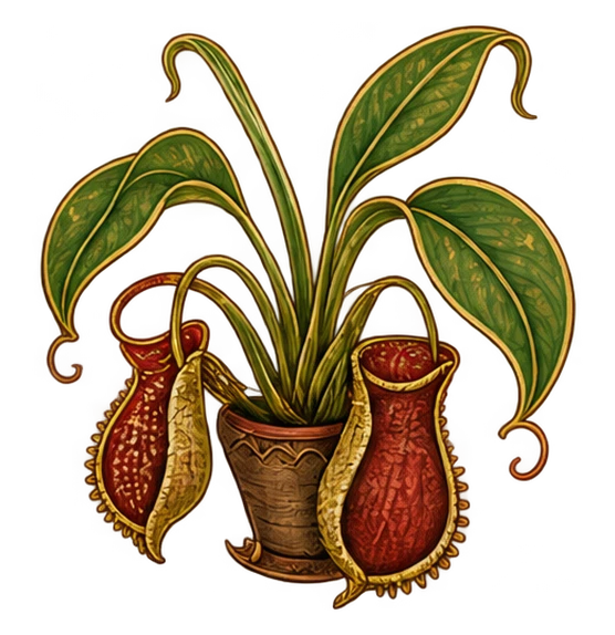pitcher plant, swamp scenery