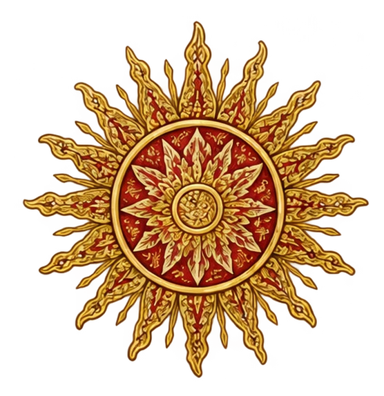 wider-glow pickup, a sun medallion