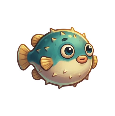 the pufferfish, calm